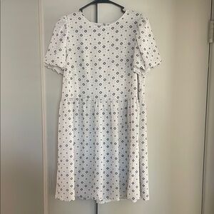 White Puff Sleeve Mini Sundress